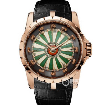 羅杰杜彼RDDBEX0398 高仿復(fù)刻羅杰杜彼EXCALIBUR（系列）系列RDDBEX0398 男士機(jī)械表